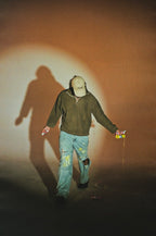 1 of 11, painted reworked-pants (made by basm & his sister)