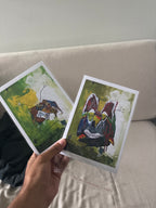 (alien flwr) painted_rhythms character prints