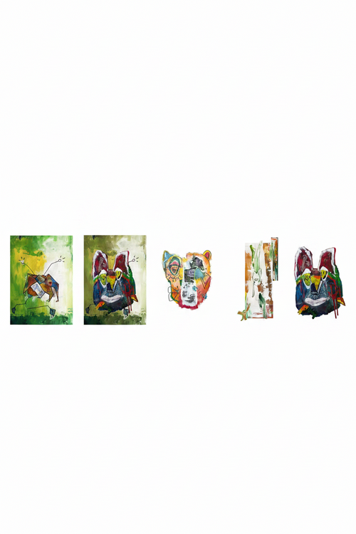 (collection) 3 painted_rhythms character prints